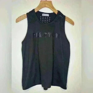 Peloton  Black on Black Logo Laser Cut
Tank Top Women's , sz small